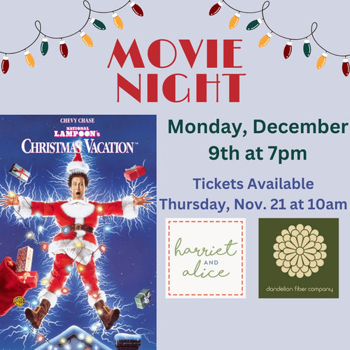 Crafting at the Movies 12/9