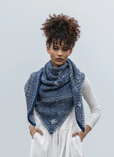 Load image into Gallery viewer, Festive Night Shawl KAL