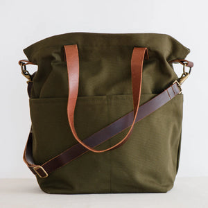 Canvas Cross Body Tote