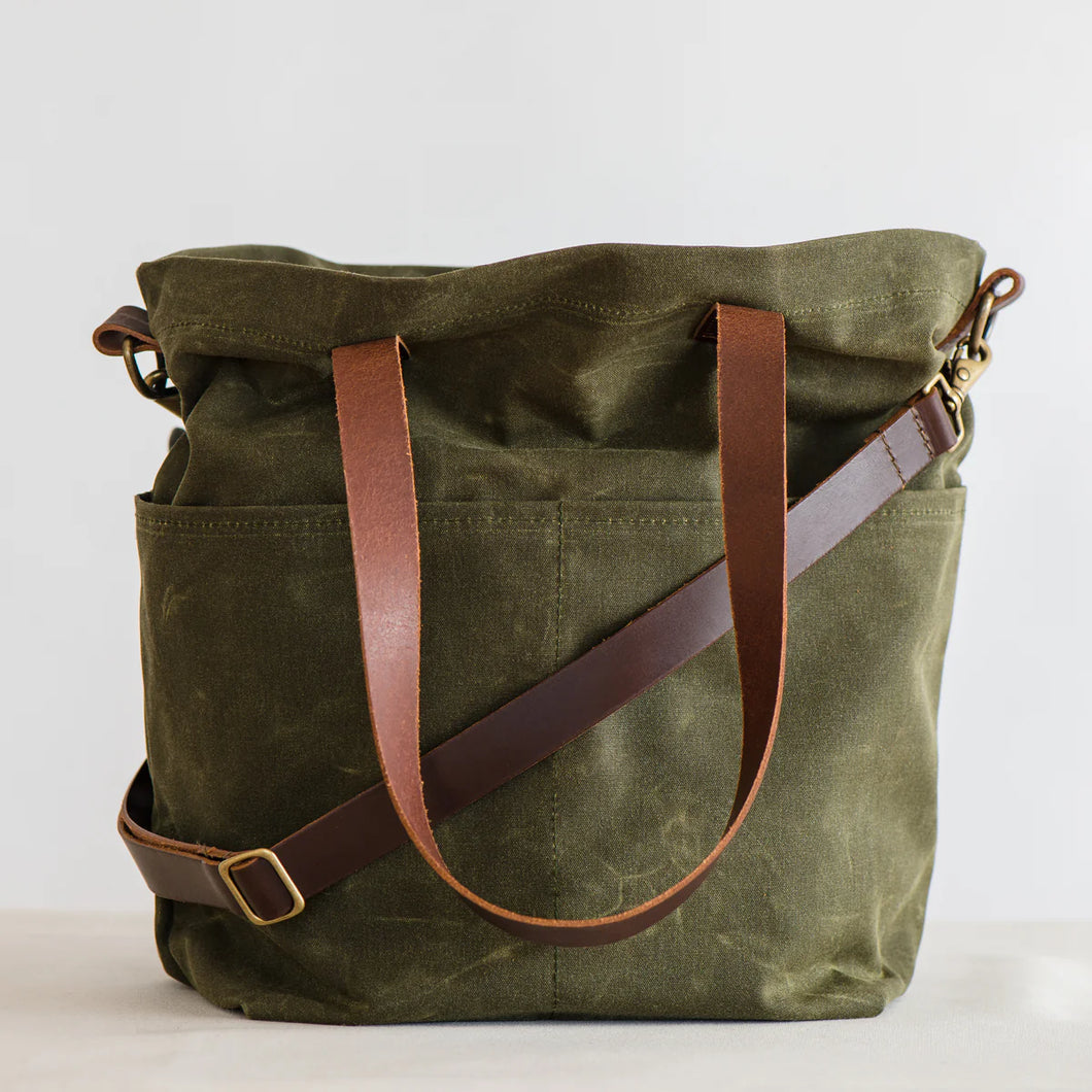 Waxed Canvas Cross Body