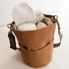 Load image into Gallery viewer, Canvas Bucket Bag