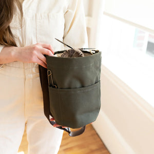 Canvas Bucket Bag